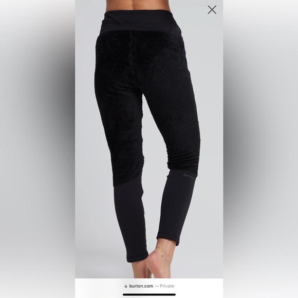 Women's Burton [ak] Baker Hi-Loft pants, mid layer, snowboarding leggings - Picture 7 of 11